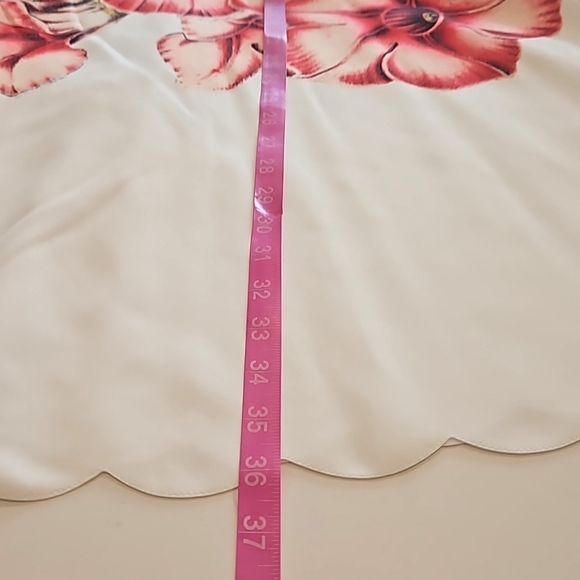 Ted Baker London Maevea Nectar mesh panel dress flower women's size 3 - Picture 9 of 15